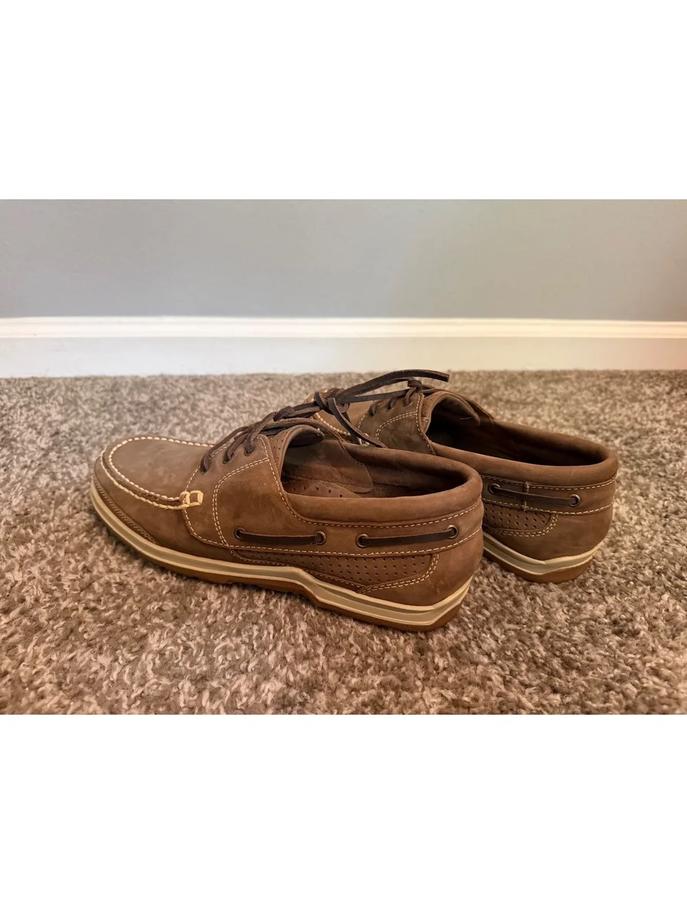 New Island Stag Helm Boat Shoes Men’s 8